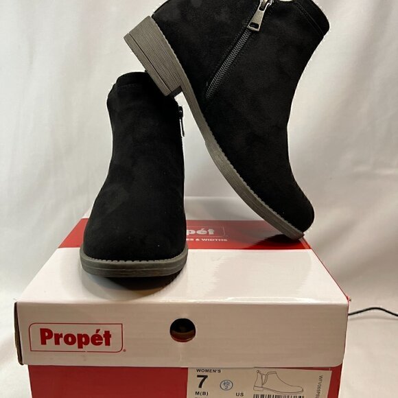 Propét Women’s Tandy Ankle Boots – Black, Size 7 (NIB) - Picture 3 of 10